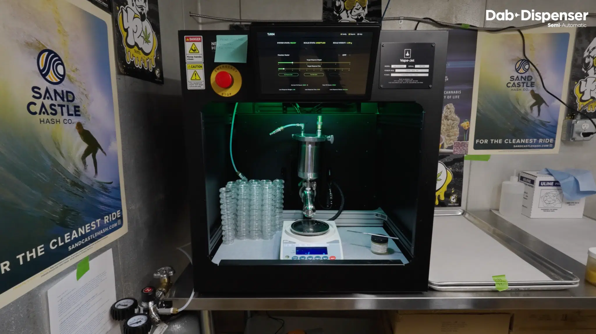 Dab Dispenser in the Lab